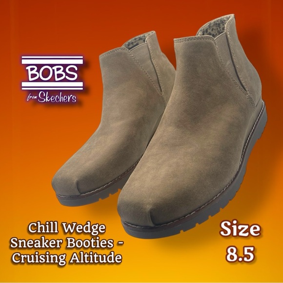 Skechers BOBS Chill Wedge Cruising
Altitude Boot 114715 Taupe Size 8.5 - Picture 1 of 12